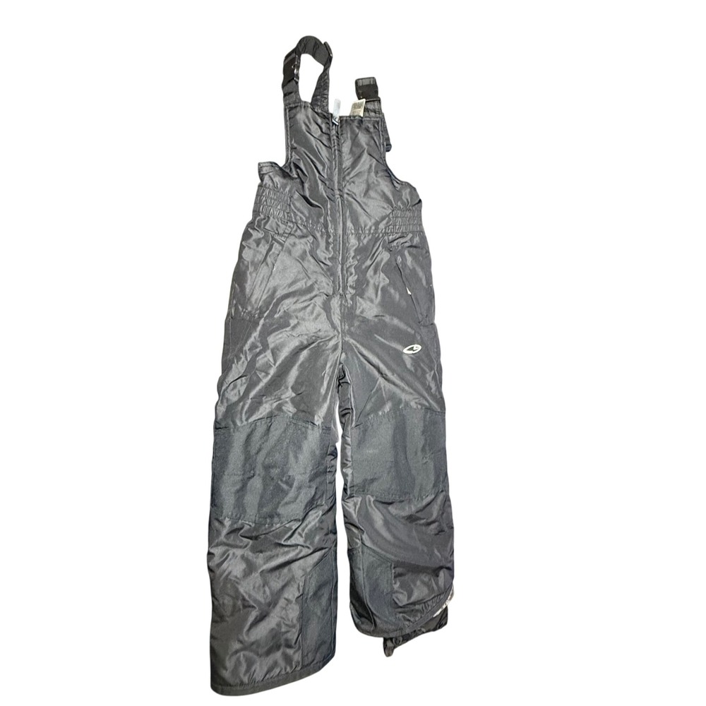 Champion Snow Bibs Kids Extra Small XS (4-5) Black Winter Ski Snow Pants‎